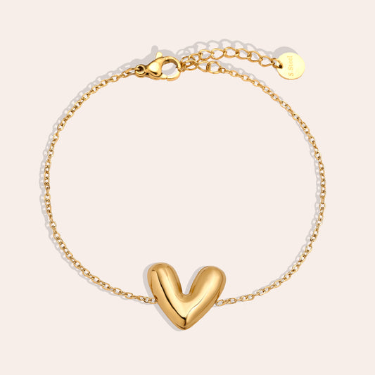 Armband "Big Heart" gold