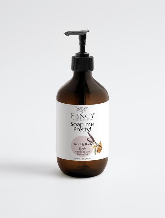 SOAP ME PRETTY! Hand & Body Wash, Patchouli & Amber Vanilla